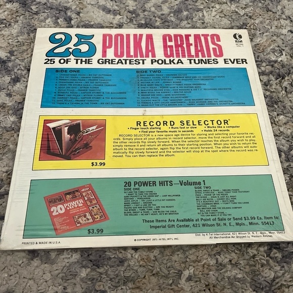 25 polka grates vintage vinyl record from 1971 - Picture 2 of 9